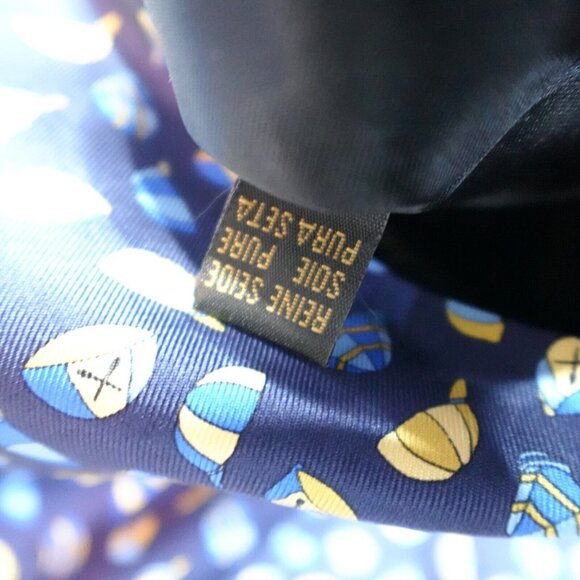 New & Lingwood Vest Small Blue Waistcoat 100% Silk Made in England - Picture 4 of 10